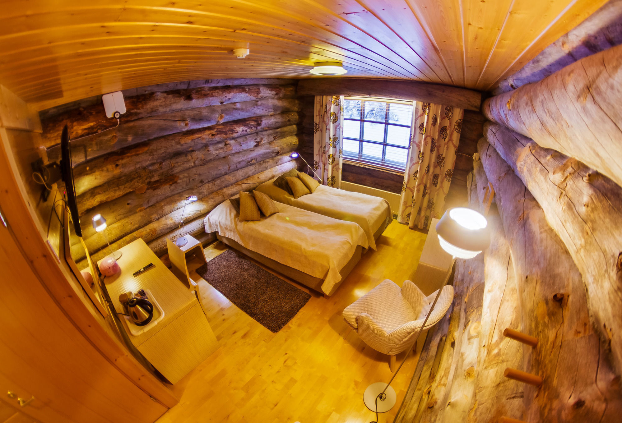 Kuukkeli Log Houses Teerenpesae Saariselka Esterno foto